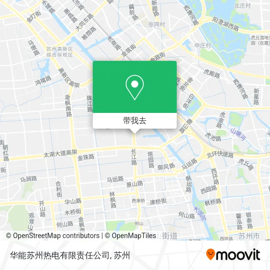 华能苏州热电有限责任公司地图
