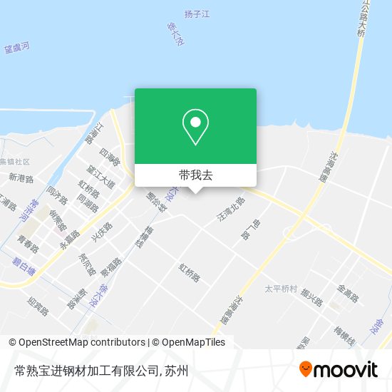 常熟宝进钢材加工有限公司地图