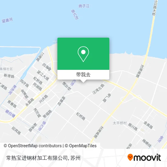 常熟宝进钢材加工有限公司地图