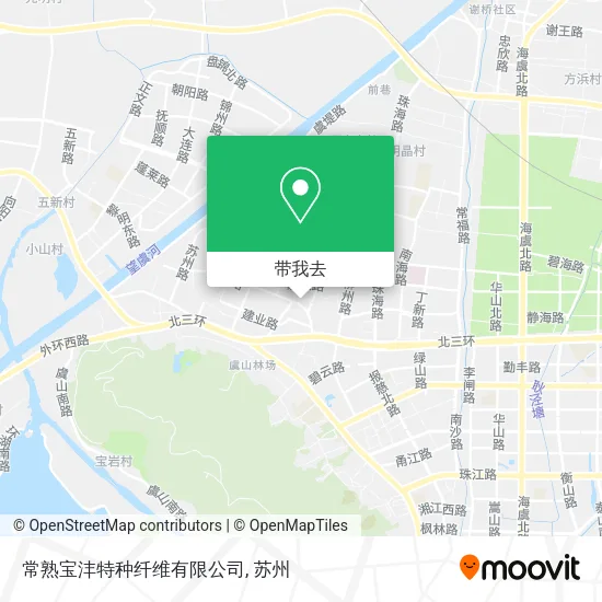 常熟宝沣特种纤维有限公司地图
