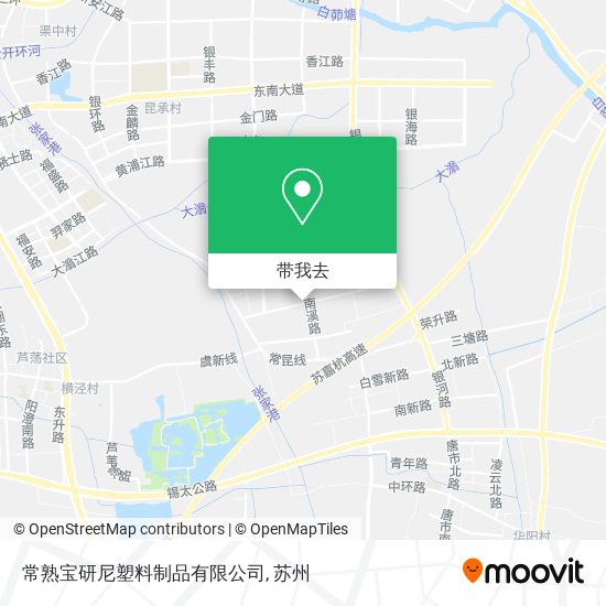 常熟宝研尼塑料制品有限公司地图