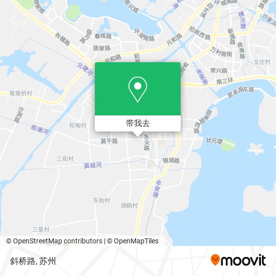 斜桥路地图