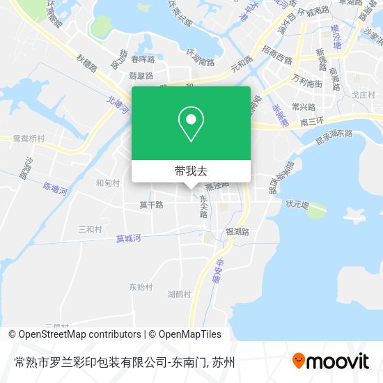 常熟市罗兰彩印包装有限公司-东南门地图