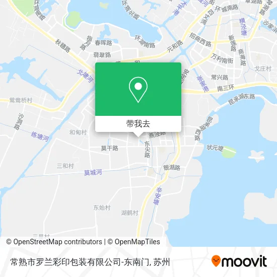 常熟市罗兰彩印包装有限公司-东南门地图