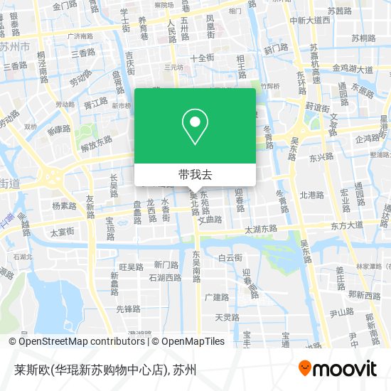 莱斯欧(华琨新苏购物中心店)地图
