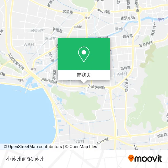 小苏州面馆地图