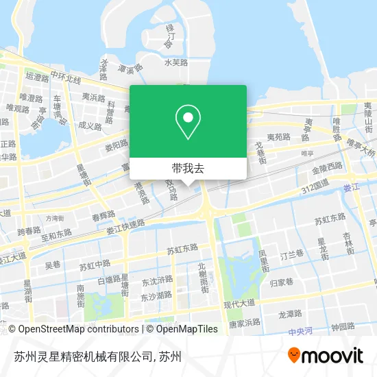 苏州灵星精密机械有限公司地图