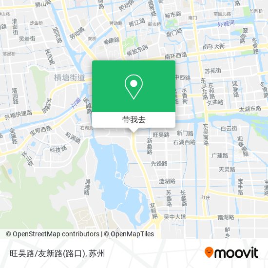 旺吴路/友新路(路口)地图