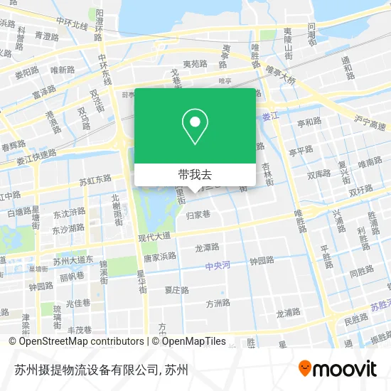 苏州摄提物流设备有限公司地图