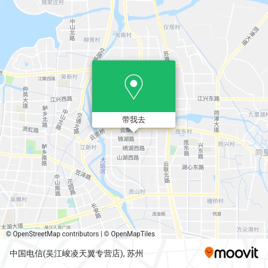 中国电信(吴江峻凌天翼专营店)地图
