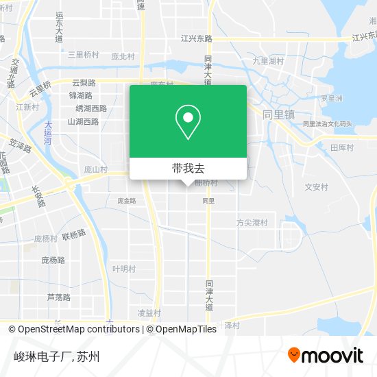 峻琳电子厂地图
