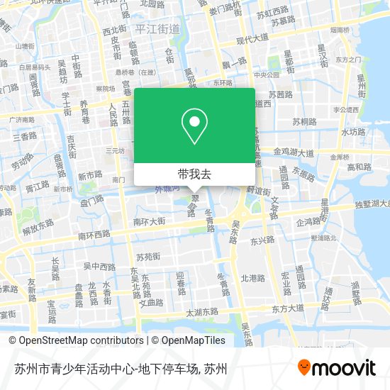 苏州市青少年活动中心-地下停车场地图