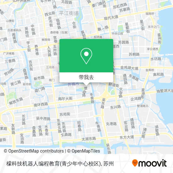 檬科技机器人编程教育(青少年中心校区)地图