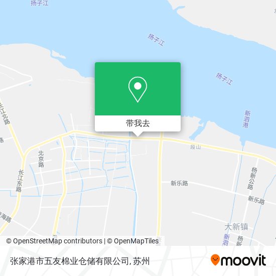 张家港市五友棉业仓储有限公司地图