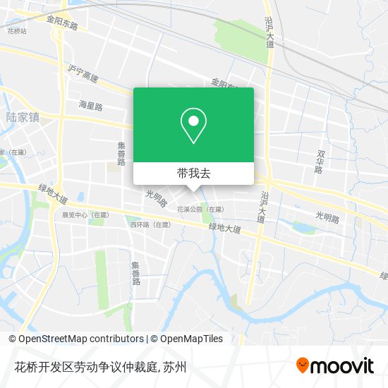 花桥开发区劳动争议仲裁庭地图