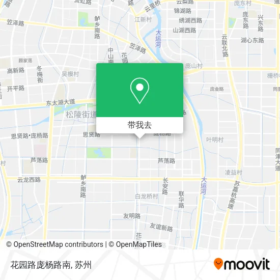 花园路庞杨路南地图
