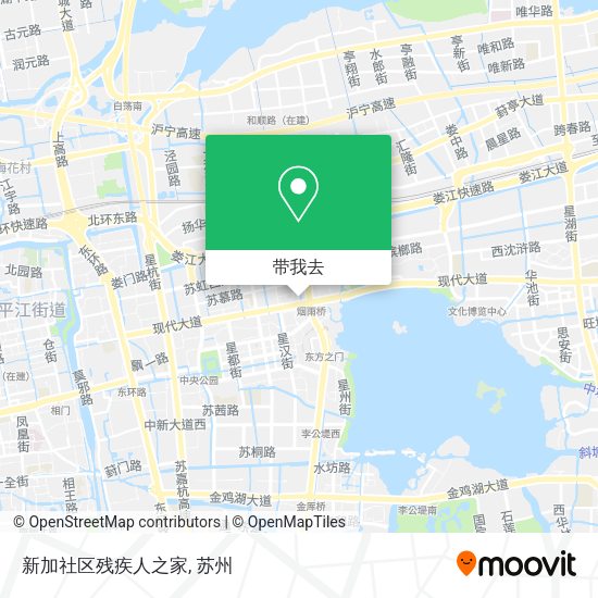 新加社区残疾人之家地图