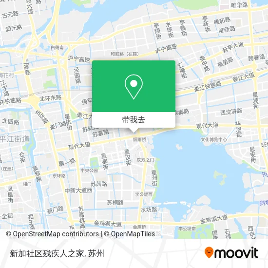 新加社区残疾人之家地图