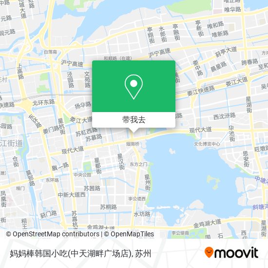 妈妈棒韩国小吃(中天湖畔广场店)地图
