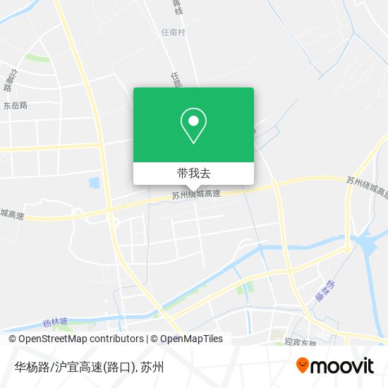 华杨路/沪宜高速(路口)地图