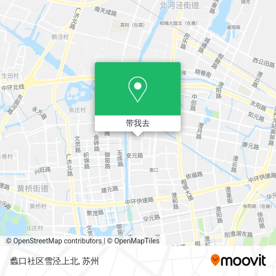 蠡口社区雪泾上北地图