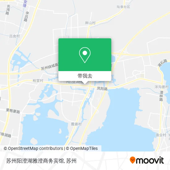 苏州阳澄湖雅澄商务宾馆地图
