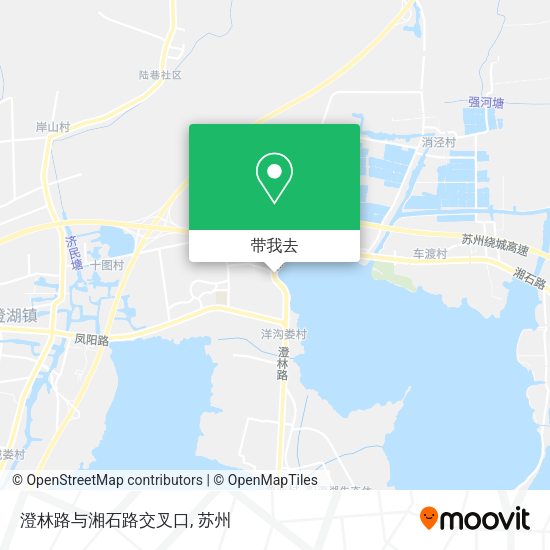 澄林路与湘石路交叉口地图