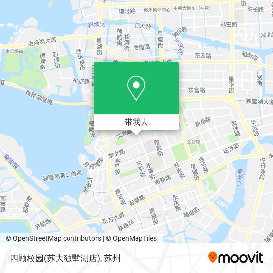 四顾校园(苏大独墅湖店)地图