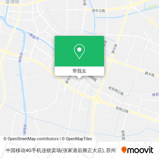 中国移动4G手机连锁卖场(张家港后塍正大店)地图