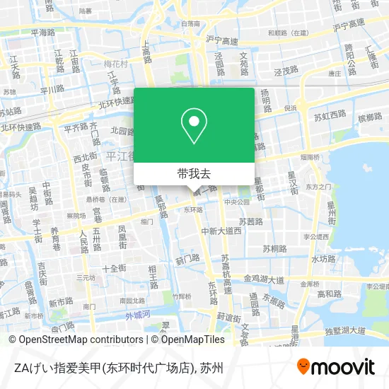 ZAげい指爱美甲(东环时代广场店)地图