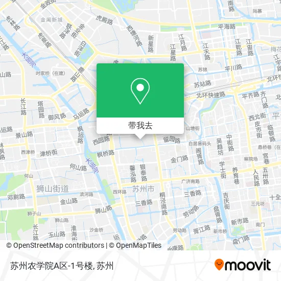 苏州农学院A区-1号楼地图