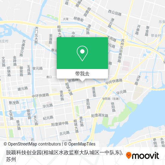 脱颖科技创业园(相城区水政监察大队城区一中队东)地图