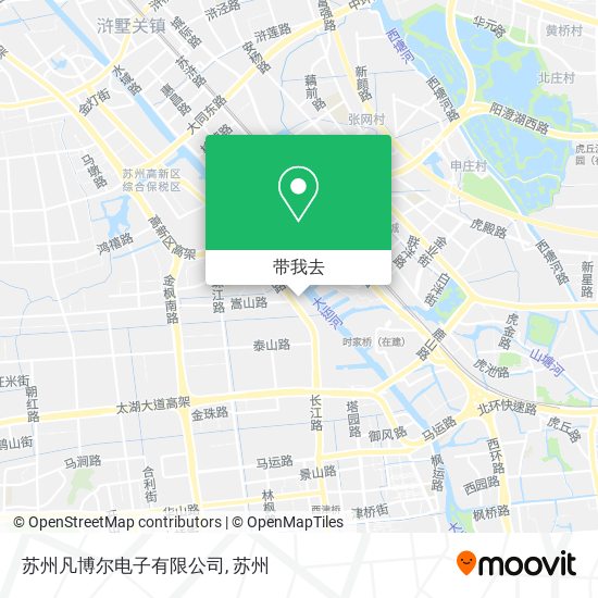 苏州凡博尔电子有限公司地图