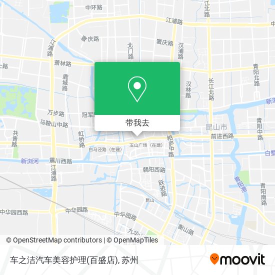 车之洁汽车美容护理(百盛店)地图