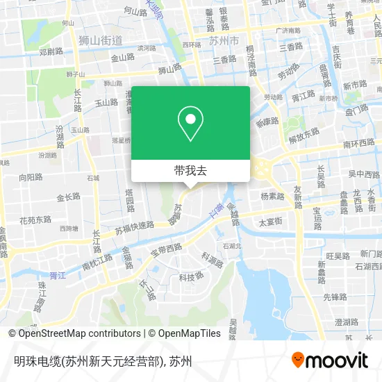 明珠电缆(苏州新天元经营部)地图