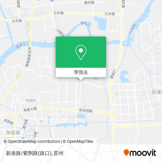 新港路/紫荆路(路口)地图