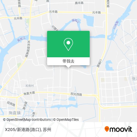 X205/新港路(路口)地图