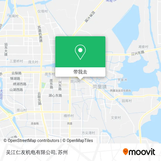 吴江仁友机电有限公司地图