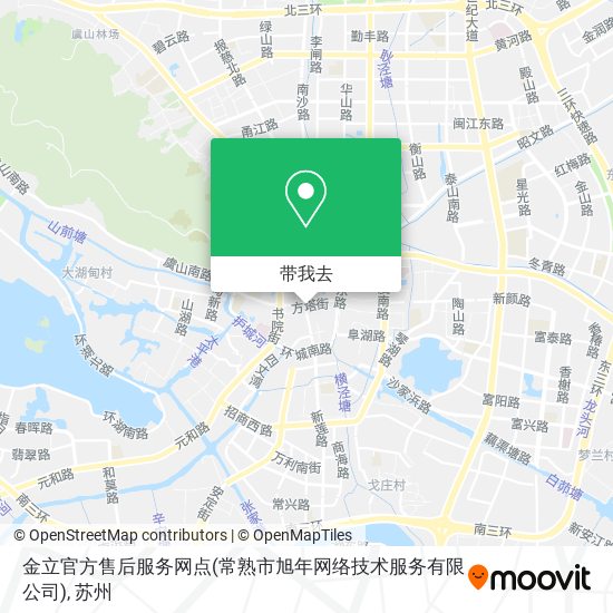 金立官方售后服务网点(常熟市旭年网络技术服务有限公司)地图