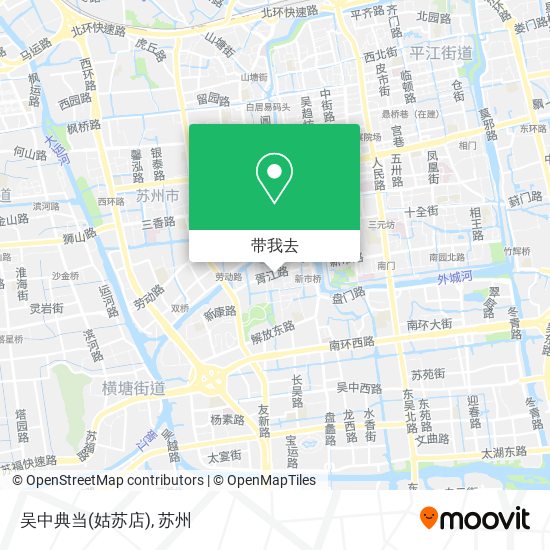 吴中典当(姑苏店)地图