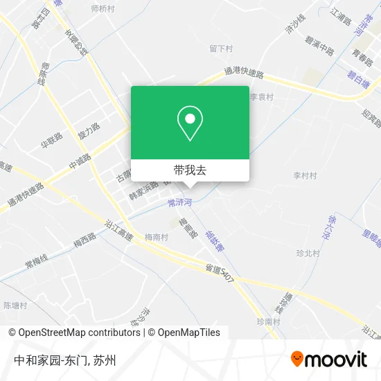 中和家园-东门地图