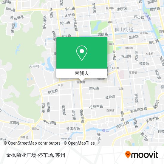 金枫商业广场-停车场地图