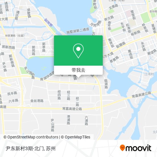 尹东新村3期-北门地图