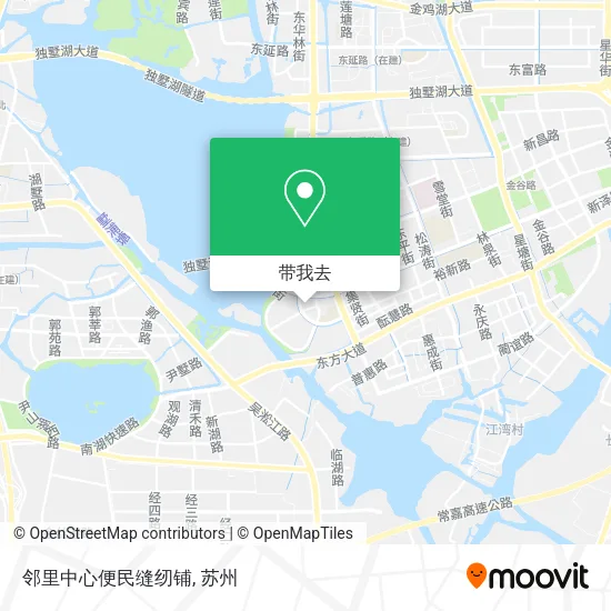 邻里中心便民缝纫铺地图