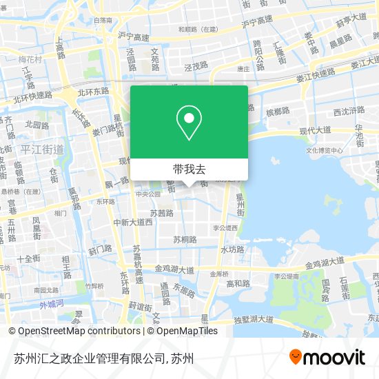 苏州汇之政企业管理有限公司地图