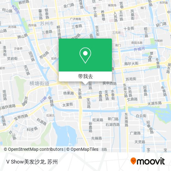 V Show美发沙龙地图