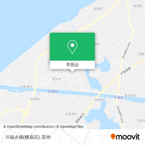 川福火锅(横扇店)地图