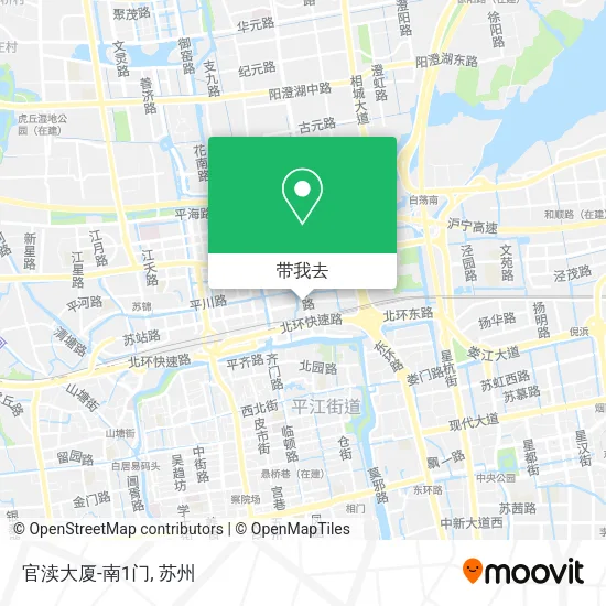 官渎大厦-南1门地图
