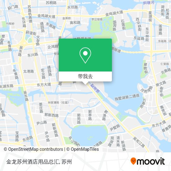 金龙苏州酒店用品总汇地图