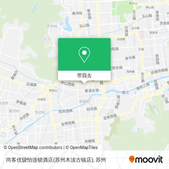 尚客优骏怡连锁酒店(苏州木渎古镇店)地图